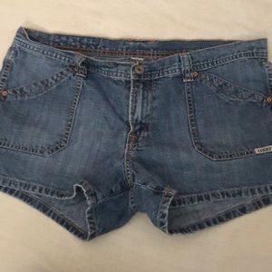 Denim shorts